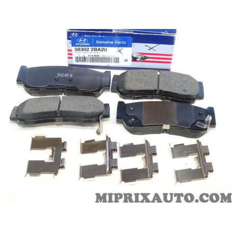 Jeu 4 plaquettes de frein Hyundai Kia original OEM 583022BA20 58302-2BA20 