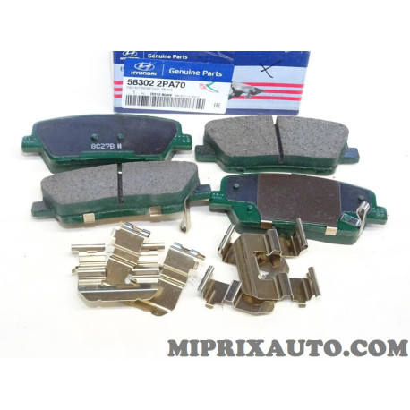 Jeu 4 plaquettes de frein Hyundai Kia original OEM 583022PA70 58302-2PA70 
