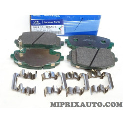 Jeu 4 plaquettes de frein Hyundai Kia original OEM 581010XA01 58101-0XA01 