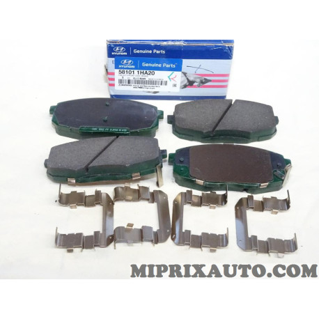 Jeu 4 plaquettes de frein Hyundai Kia original OEM 581011HA20 58101-1HA20 