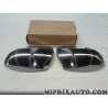 Paire coques calotte retroviseur chrome Hyundai Kia original OEM D7431ADE00ST pour hyundai tucson de 2016 à 2020