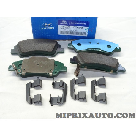 Jeu 4 plaquettes de frein Hyundai Kia original OEM 58101K7A00 58101-K7A00 