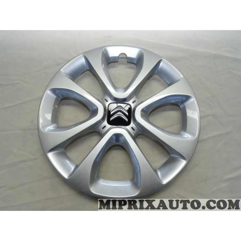Enjoliveur de roue cache jante Citroen Peugeot original OEM 98138694TW ...
