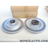 Jeu 2 disques de frein arriere avec roulement de roue ABS Citroen Peugeot original OEM 1623835180 pour citroen C3 dont aircross