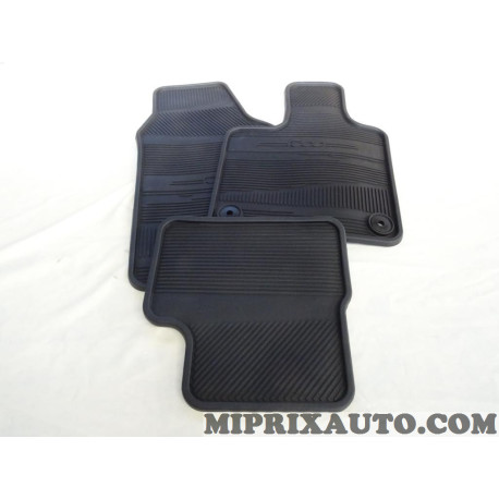 Jeu 3 tapis de sol sur mesure caoutchouc (manque 1 tapis) Fiat Lancia Alfa Romeo original OEM 50290341 
