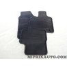 Jeu 3 tapis de sol sur mesure caoutchouc (manque 1 tapis) Fiat Lancia Alfa Romeo original OEM 50290341