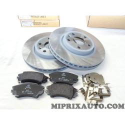 Pack frein disques 321mm diametre ventilé + plaquettes de frein 13579150 95520061 Opel Chevrolet original OEM 95516090 pour opel