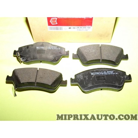 Jeux 4 plaquettes de frein Motrio Renault Dacia original OEM 8660000769 pour toyota auris