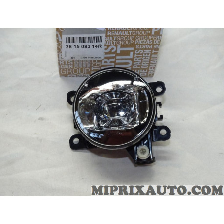 Phare antibrouillard Renault Dacia original OEM 261509314R 