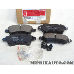 Jeu 4 plaquettes de frein Motrio Citroen Peugeot original OEM 8660004800 pour peugeot 206 