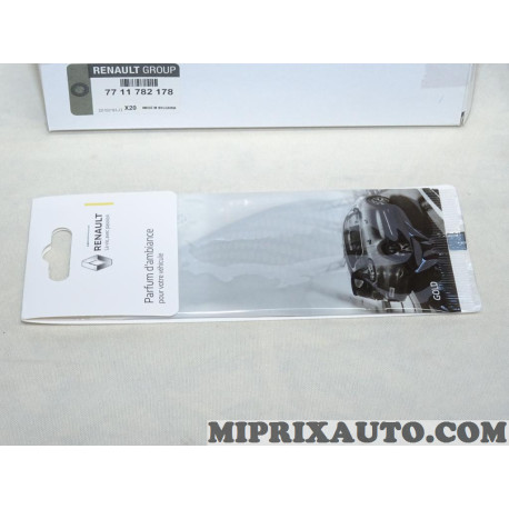 Parfum d'ambiance habitacle interieur gold DLU 04/19 Renault Dacia original OEM 7711782178 