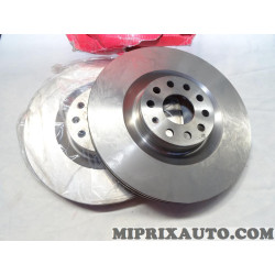 Jeu 2 disques de frein avant ventilé 345mm diametre Motrio Volkswagen Audi Seat Skoda 8671019287 pour volkswagen eos golf 5 6 V 