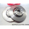 Jeu 2 disques de frein avant ventilé 345mm diametre Motrio Volkswagen Audi Seat Skoda 8671019287 pour volkswagen eos golf 5 6 V 