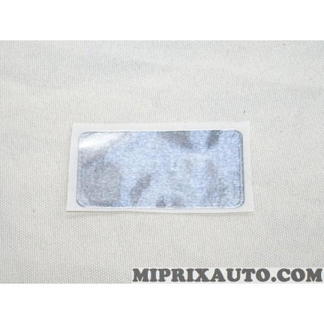 Etiquette rectangle autocollante Renault Dacia original OEM 8200043181 