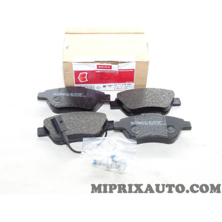 Jeu 4 plaquettes de frein Motrio Citroen Peugeot original OEM 8671016681 pour citroen nemo fiat 500 bravo 2 II 