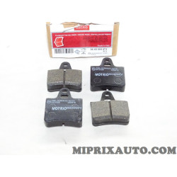 Jeu 4 plaquettes de frein Motrio Citroen Peugeot original OEM 8660004474 pour citroen BX CX SM 