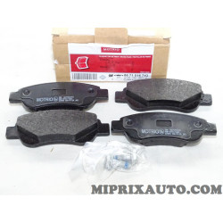 Jeu 4 plaquettes de frein Motrio Citroen Peugeot original OEM 8671016743 pour citroen C1 peugeot 107 