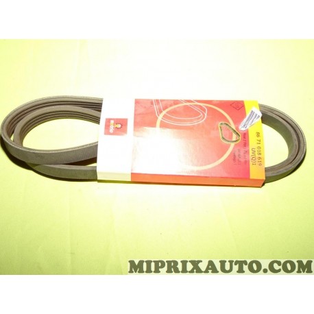 Courroie accessoire dimension 4PK1165 Motrio Renault Dacia original OEM 8671018619