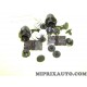 Pack agrafes attache fixation carrosserie Renault Dacia original OEM 651009384R