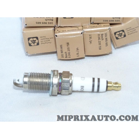 Lot 7 bougies allumage 0241235718 Volkswagen Audi Skoda Seat original OEM 101905601 