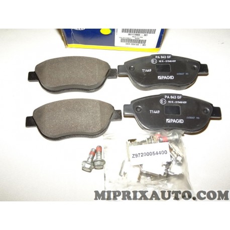 Jeux 4 plaquettes de frein avant Fiat Alfa Romeo Lancia original OEM 71770965