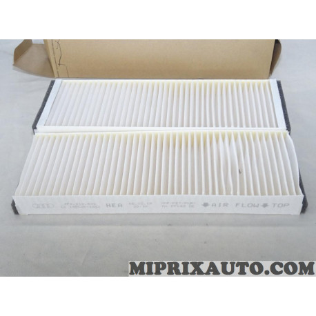 Paire filtres habitacle interieur Volkswagen Audi Skoda Seat original OEM 4F0898438 