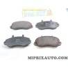 Jeu 4 plaquettes de frein Renault Dacia original OEM 7701207166