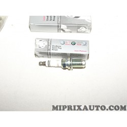 Lot 3 bougies allumage BKR5EKUP Volkswagen Audi Skoda Seat original OEM 101000035AH