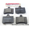 Jeu 4 plaquettes de frein Motrio Citroen Peugeot original OEM 8671016634 pour citroen C5