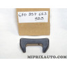 Revetement contour bloc attache ceinture de sécurité Volkswagen Audi Seat Skoda original OEM 6F08576539B9