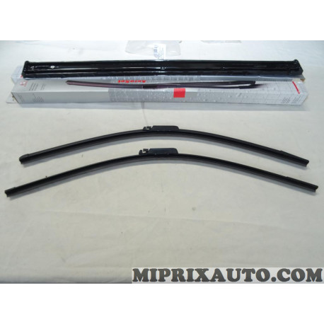 Jeu 2 balais essuie glace souple Volkswagen Audi Skoda Seat original OEM&nbsp;5P0998002A 