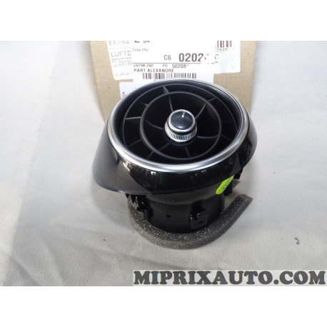 Diffuseur air chauffage ventilation noir brillant Volkswagen Audi Skoda Seat original OEM&nbsp;8X1820902ADS9 
