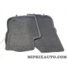 Jeu 2 tapis de sol caoutchouc sur mesure Citroen Peugeot original OEM 1606632480 pour peugeot 208