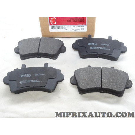 Jeu 4 plaquettes de frein Motrio Renault Dacia original OEM 8660004600 pour renault master 2 II opel movano A nissan interstar 
