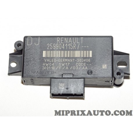 Centrale capteur radar recul aide stationnement Renault Dacia original OEM 259904115R pour renault clio 4 IV