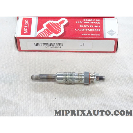 Lot 2 bougies prechauffe Motrio Renault Dacia original OEM 8671004894 