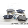 Jeu 4 plaquettes de frein Opel Chevrolet original OEM 95517078 1605285