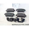Jeu 4 plaquettes de frein Opel Chevrolet original OEM 39021483