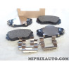 Jeu 4 plaquettes de frein Opel Chevrolet original OEM 22959105