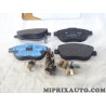 Jeu 4 plaquettes de frein Opel Chevrolet original OEM 93169175