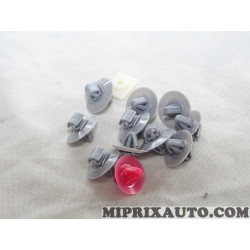 Pack 12 agrafes attache fixation revetement Opel Chevrolet original OEM 93160023 4409693 