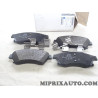 Jeu 4 plaquettes de frein avant Opel Chevrolet original OEM 95516191 1605261