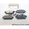 Jeu 4 plaquettes de frein arriere Opel Chevrolet original OEM 13473429 1605295