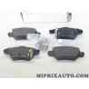 Jeu 4 plaquettes de frein Opel Chevrolet original OEM 9198598 1605093