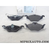 Jeu 4 plaquettes de frein Opel Chevrolet original OEM 9195144 1605034