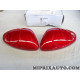 Lot 2 coques calotte de rétroviseur avant rouge Opel Chevrolet original OEM 98361535PQ pour opel corsa F