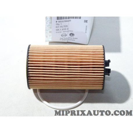 Filtre a huile Opel Chevrolet original OEM 95526685 