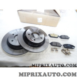 Pack jeu 2 disques de frein + 4 plaquettes de frein arriere Opel Chevrolet original OEM 95516917 pour opel zafira C astra J 