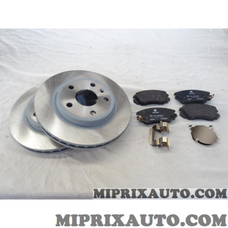 Pack jeu 2 disques de frein 296mm 13579147 + 4 plaquettes de frein 95514525 Opel Chevrolet original OEM 95516089 pour opel insig