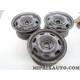 Lot 3 jantes acier tole 6x14 ET43 14" 14 pouces OCCASION Volkswagen Audi Skoda Seat original OEM 1H0601027A